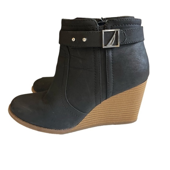 Nautica wedge heel ankle booties Womens size 8.5 - Picture 2 of 7
